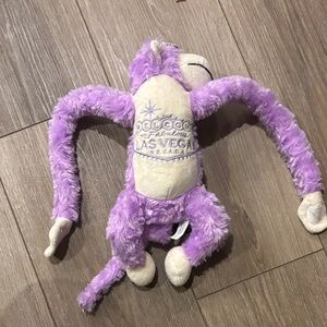 Purple Plush Monkey Toy